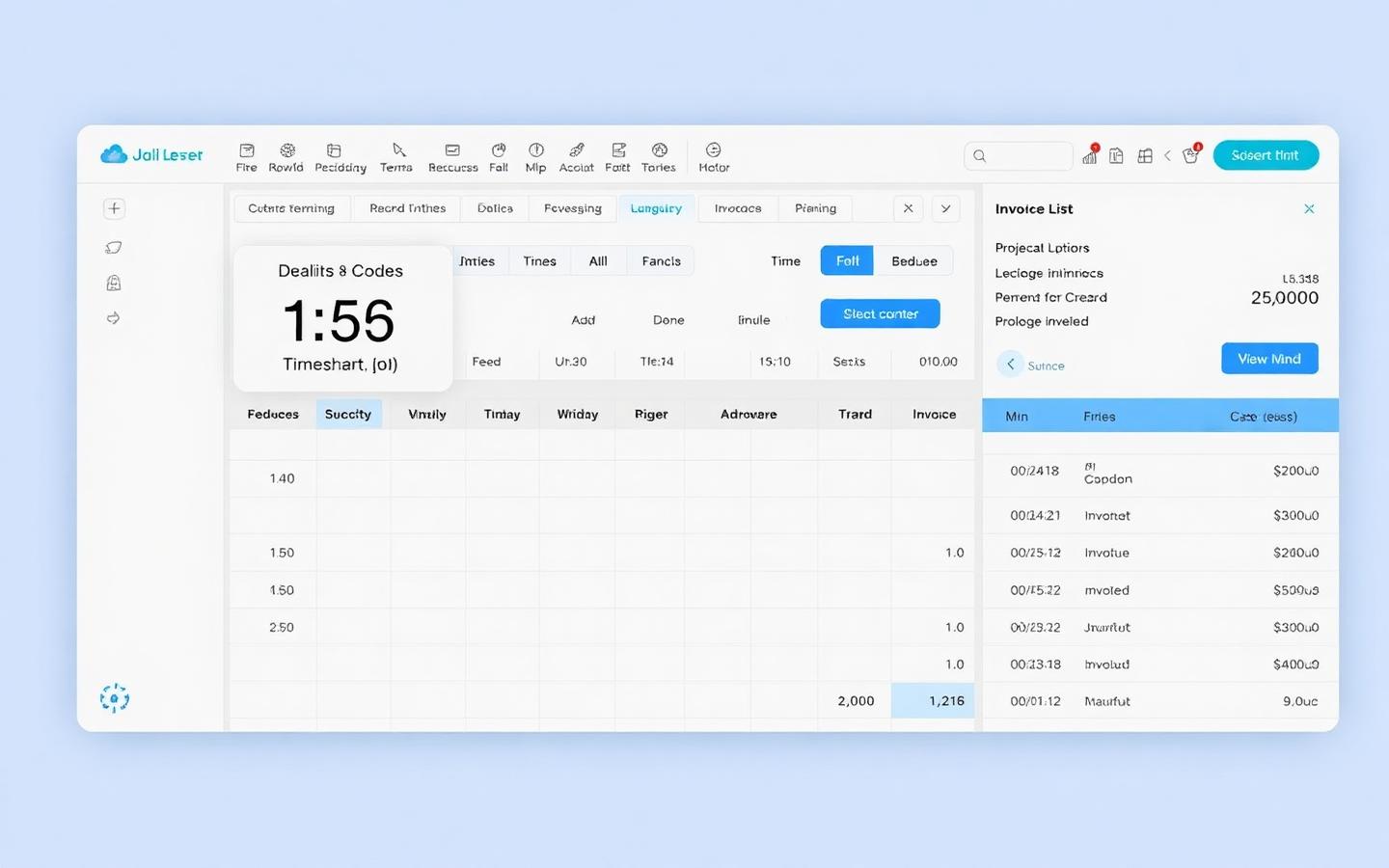 TimeSolv product screenshot