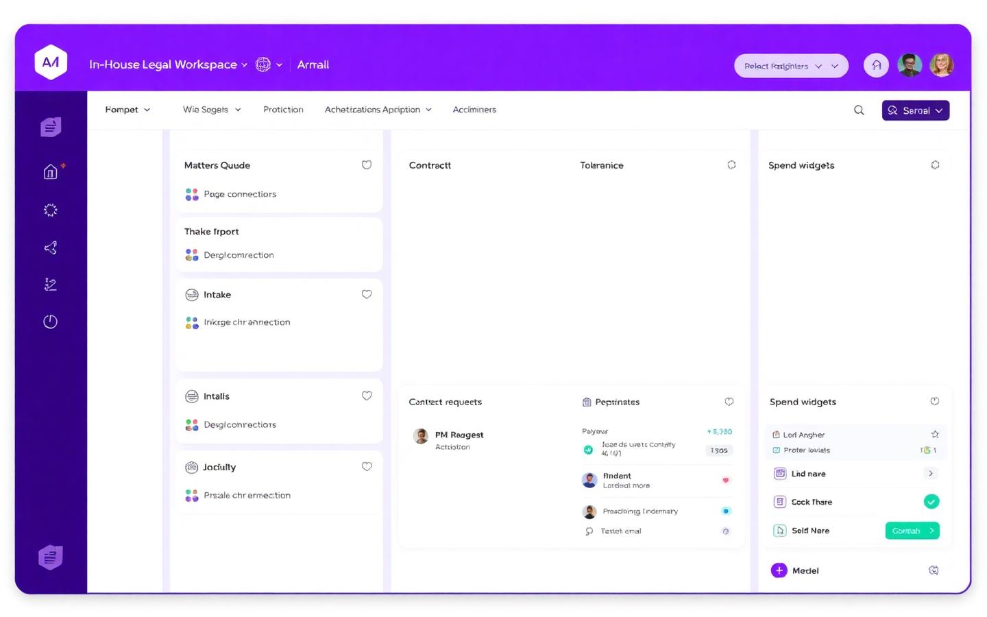 LawVu product screenshot