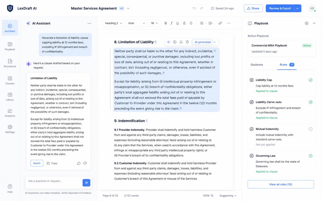 Wordsmith AI billing view